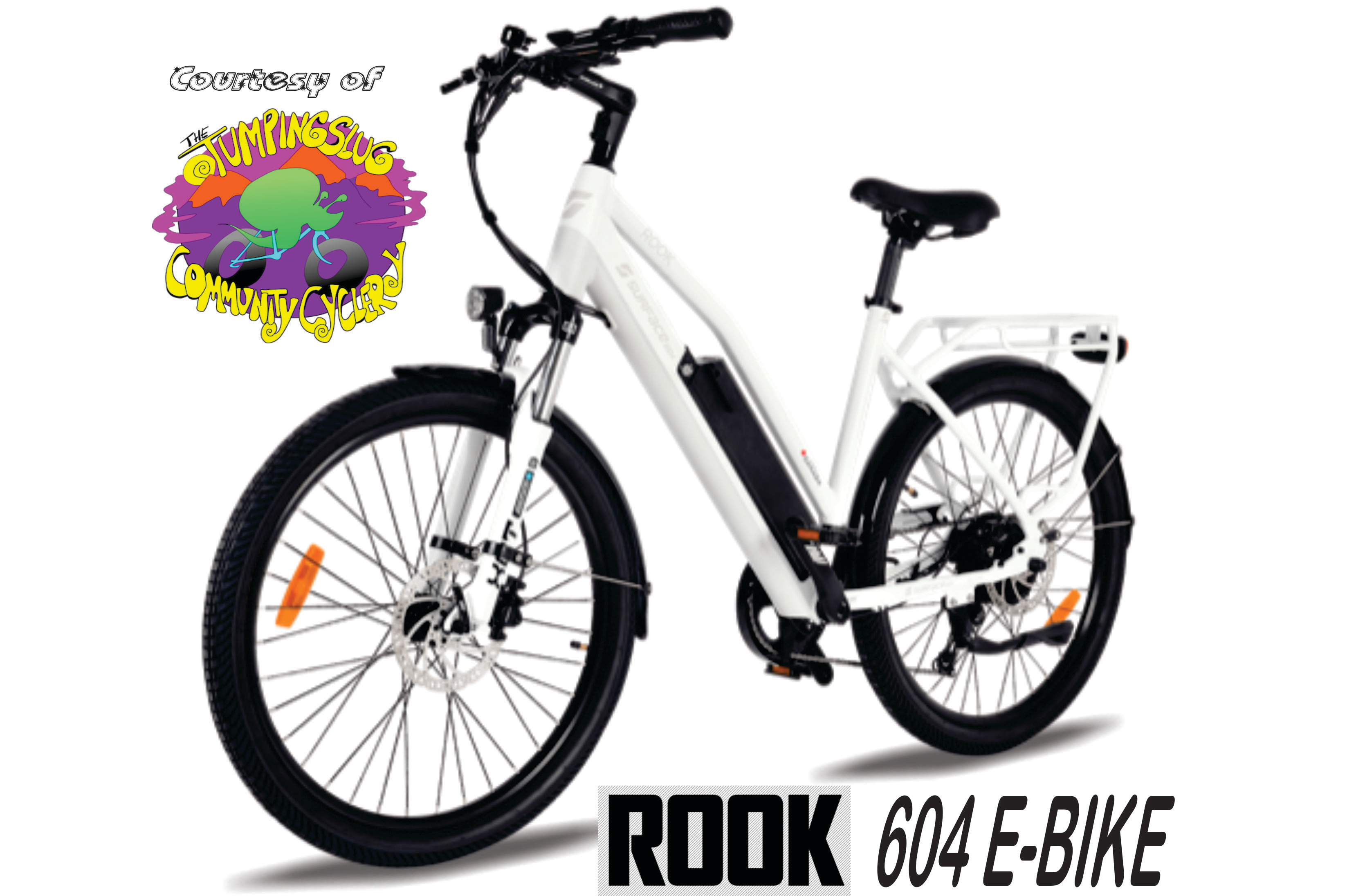 ROOK 604 E-Bike Sponsored by Jumping Slug Community Cyclery